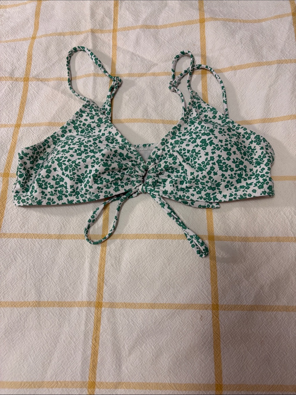 Soly Hux Bikini Top green floral S